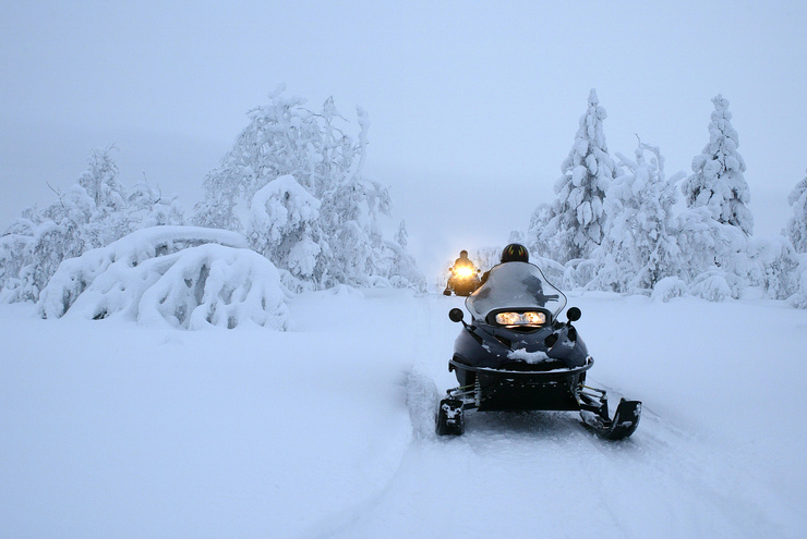 Snow Mobile Expedition Finland